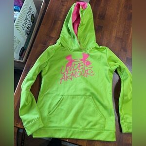 Under Armour Kids Green Hoodie M